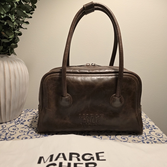 MARGESHERWOODSoft Tote Bag_Washed Brown Pull-Up - Picture 5 of 5